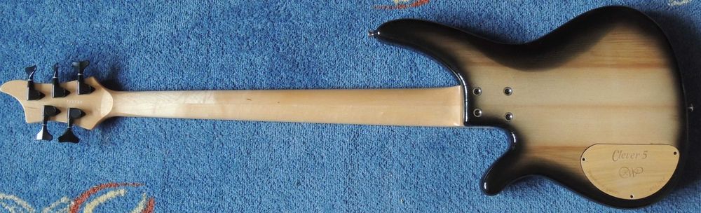 Gitara basowa hybryda, 5 strun