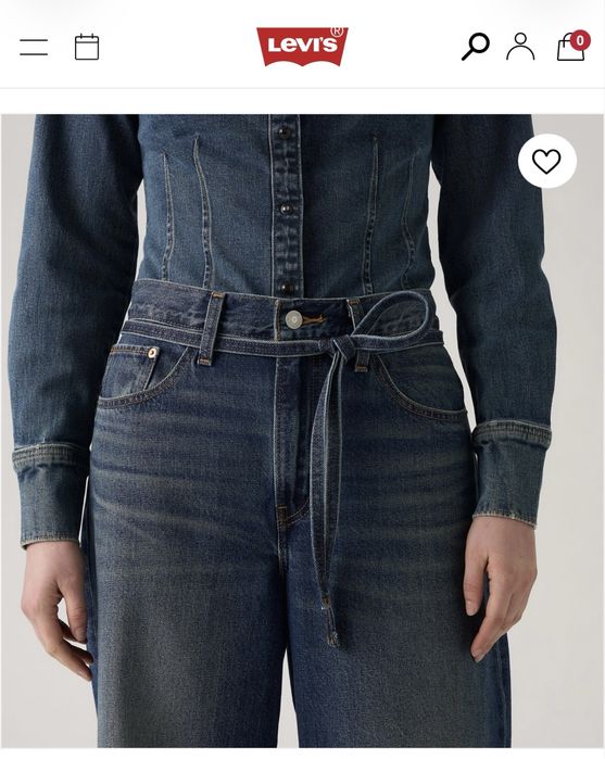 Джинси Levi’s темно сині прямі
