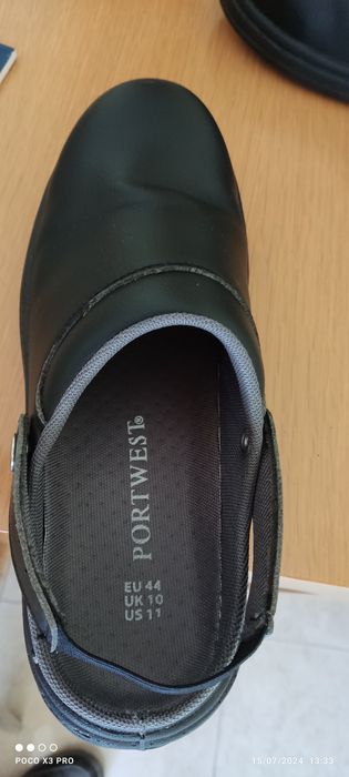 Sapatos de Cozinheiro com biqueira de aço