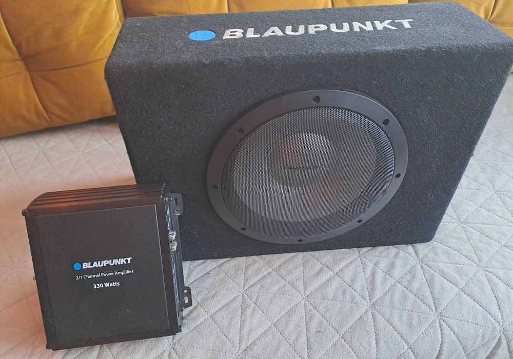 Subwoofer Tuba Blaupunkt GTb1000 BP11+ Wzmacniacz GTA 250 BP11 | 330 Watts