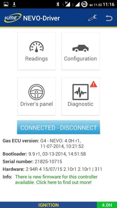 KME ГБО блютуз андроид интерфейс NEVO KME Bluetooth адаптер для КМЕ ка