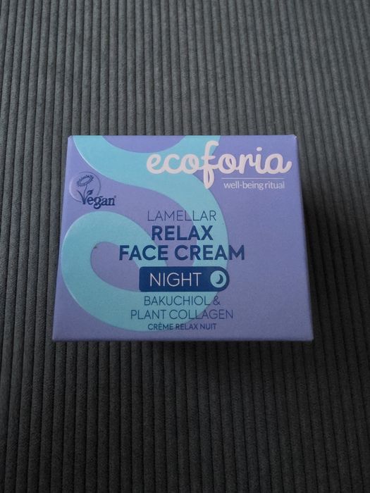 ECOFORIA Relaksujący lamelarny krem na noc 50 ml, lamellar relax face cream night