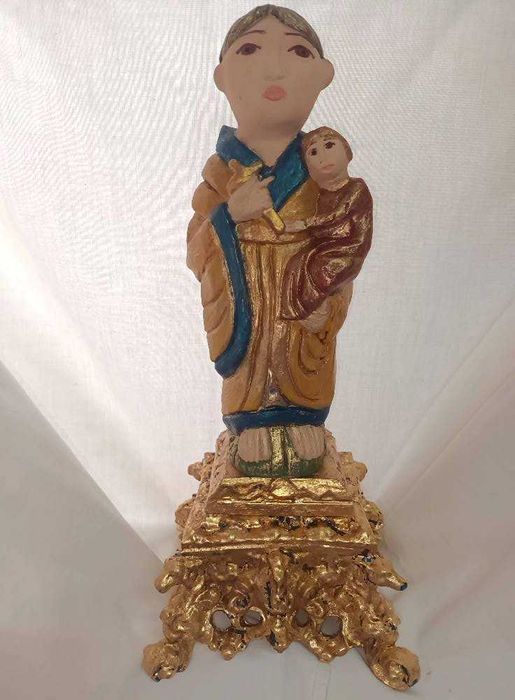 Santo António Drapeado - folha de ouro   E OUTROS