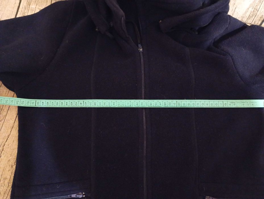 Bluza z polaru grubego granatowa