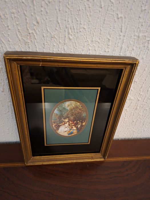 Quadro gravura antiga