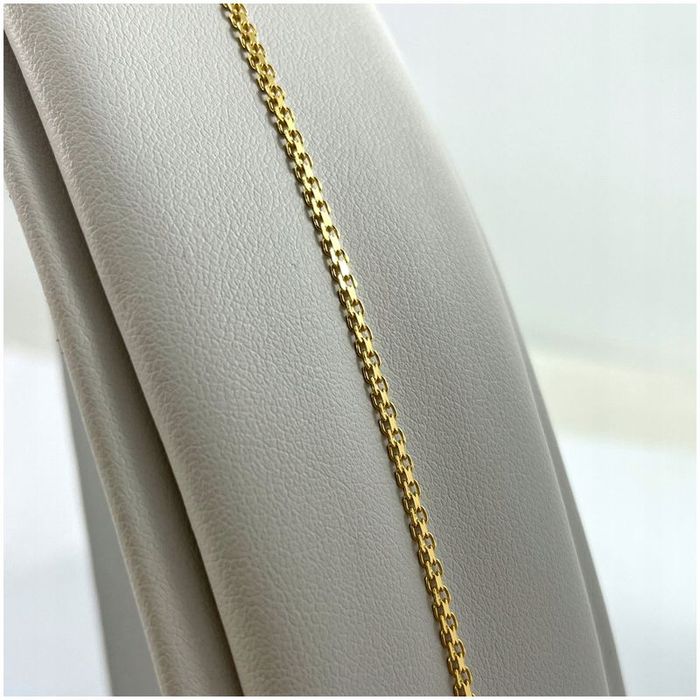 Piękna Złota Bransoletka Bismark 19cm/2mm Srebrna Pr. 925 Prezent Dla