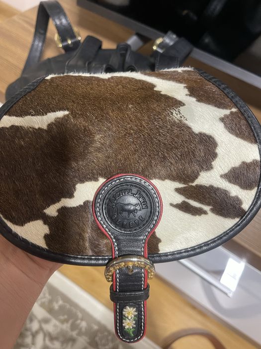 Шкіряний  маленький рюкзак