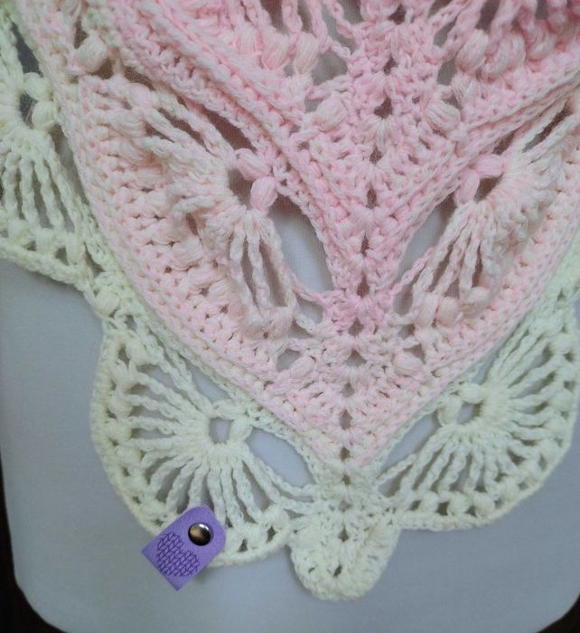 Chusta na szydelku handmade