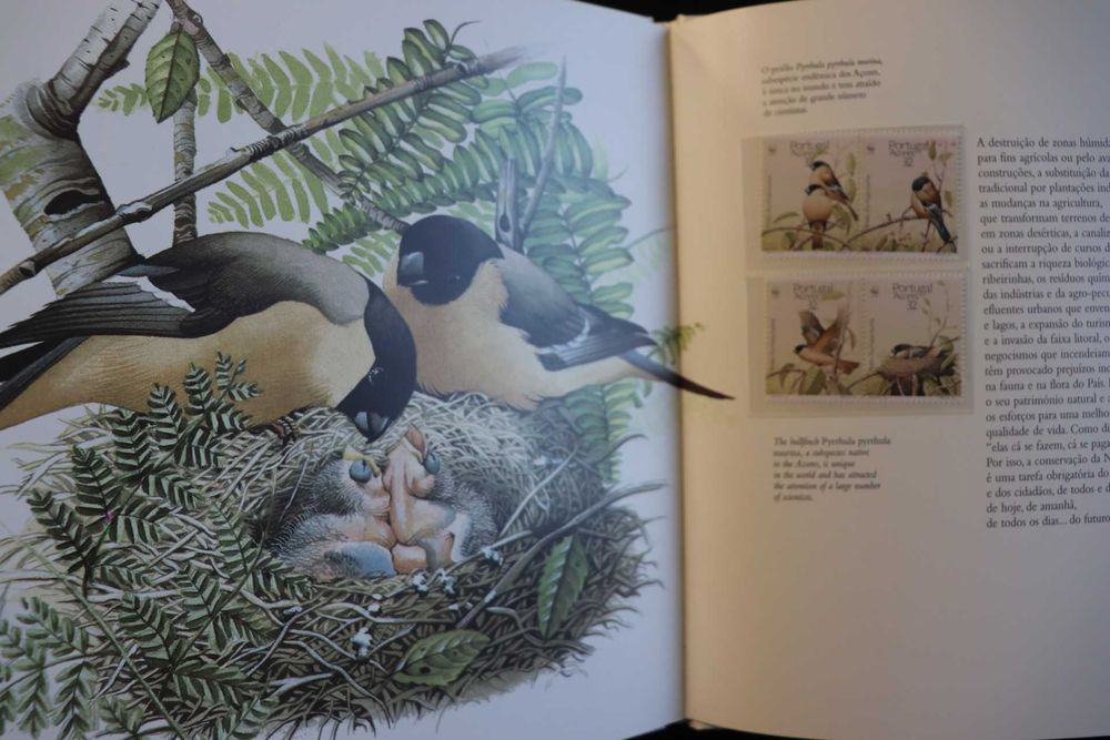 Livro dos CTT completo : "Conservação da Natureza" 39 selos