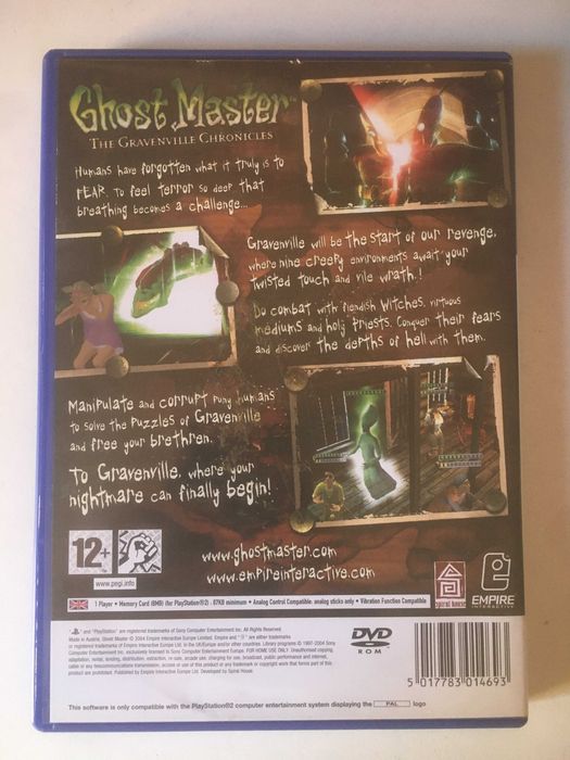 PS2 - Ghost Master: The Gravenville Chronicles