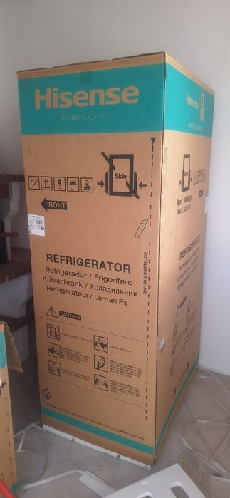 Frigorífico Americano Hisense RS3P558NMIE (Novo Embalado / Garantia 3 Anos)