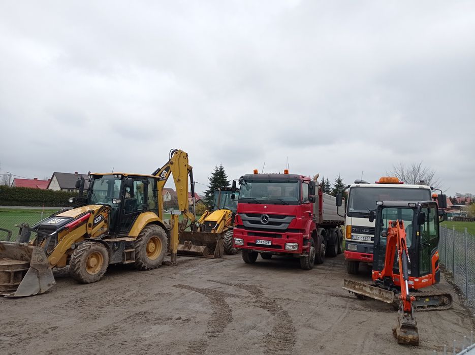 Usługi minikoparka, koparka, Świdnica ,wiertnica, minikoparka,wywrotka