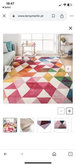 Tapete interior colorido 200x290