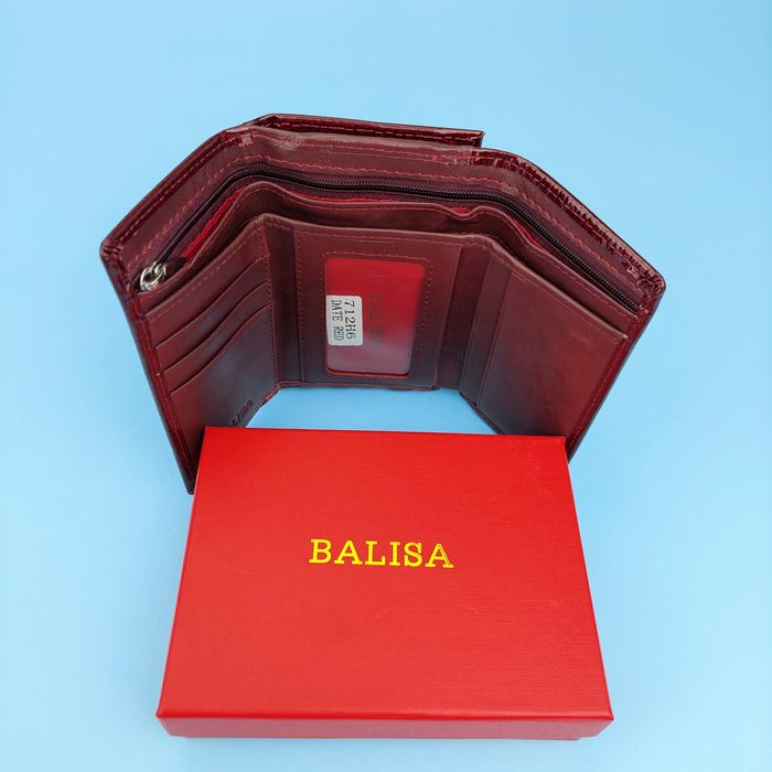 Гаманець жіночий Balisa шкіряний кошелек женский кожаный маленький лак