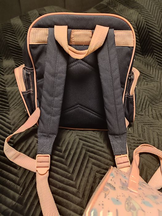 Śliczny Plecaczek jeans BARBIE i torebka SWEET LAMY