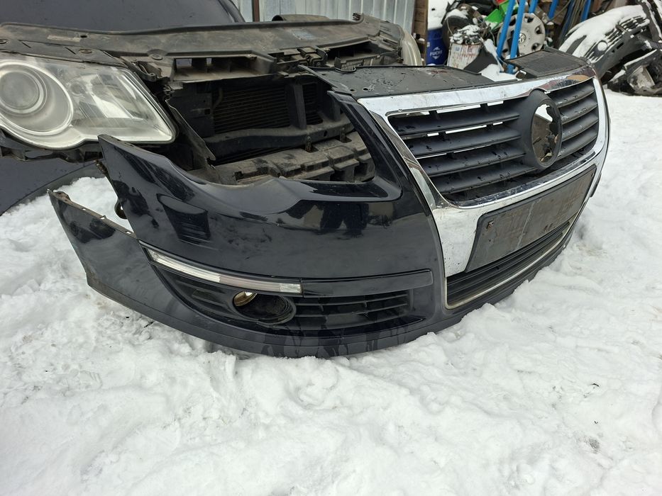 Volkswagen Passat b6 przód zderzak maska pas przedni lampy lc9x Europa