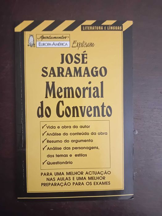 Apontamentos José Saramago Memorial do Convento