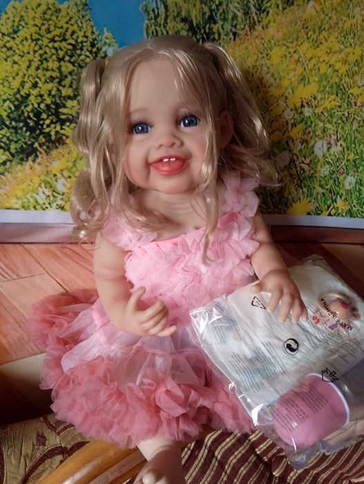 Реборн 55см вінілова