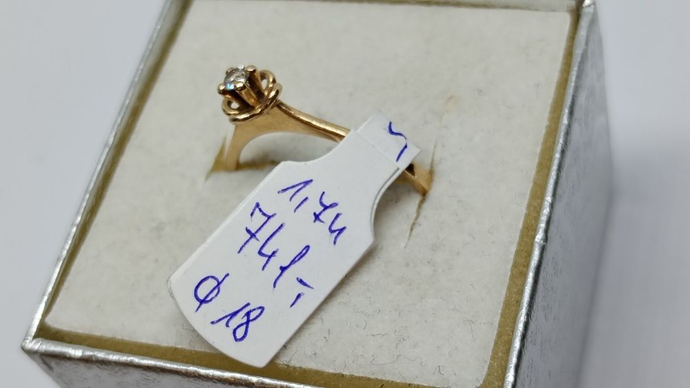 Pierścionek złoty 1,74g 585 r18 Komis Madej Gorlice