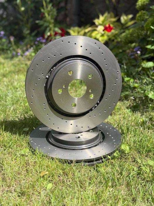 Brembo Original Перфоровані гальмівні диски Hyundai Santa Fe Tucson Sonata.