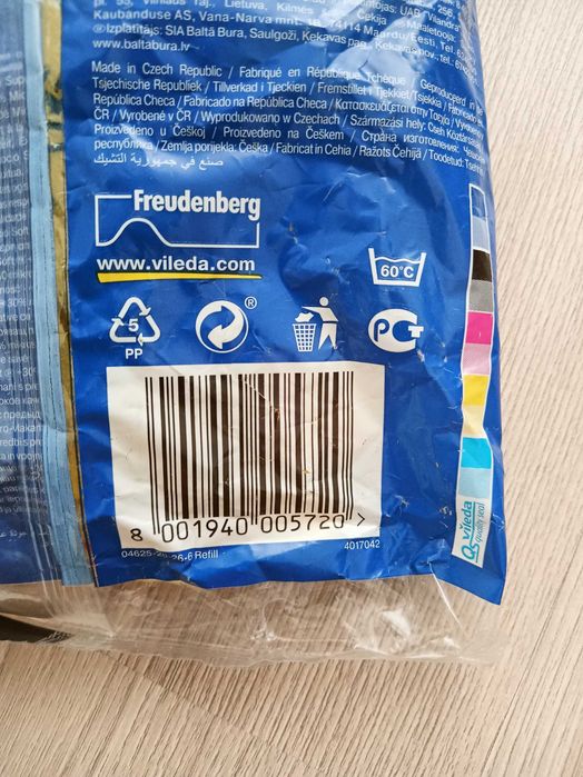 Vileda Wkład końcówka do mopa paskowego SuperMocio Soft