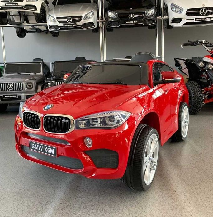 Samochód dla dziecka BMW X6 czerwony lakierowany! Na akumulator 12v