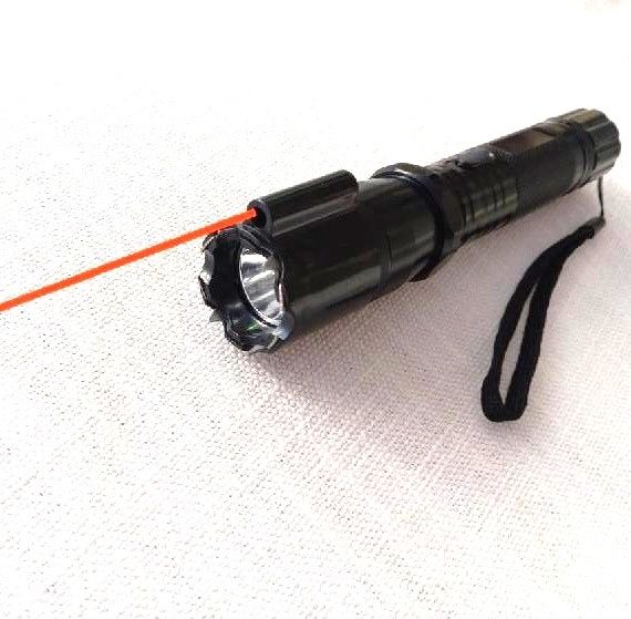 Latarka z paralizatorem + LASER model 288 odstraszacz ochrona MOCNA