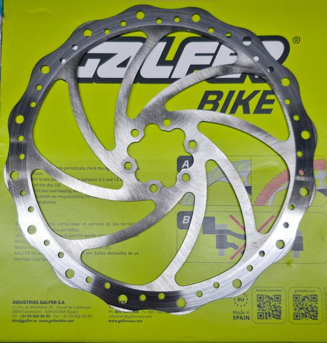 TEKTRO - DWIE Rowerowe tarcze hamulcowe 203mm