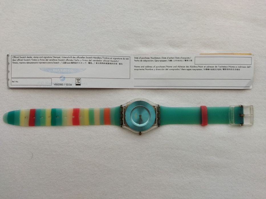 Relógio Swatch skin