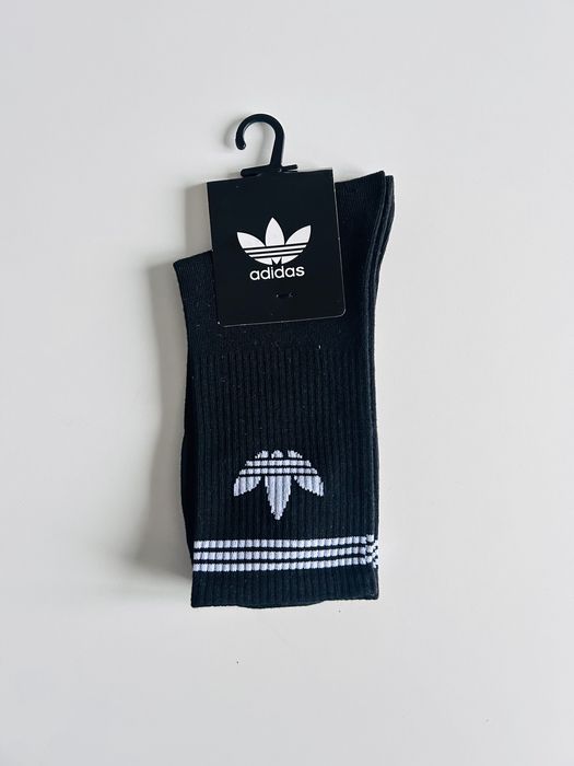 Skarpetki długie Vintage Style Adidas czarne