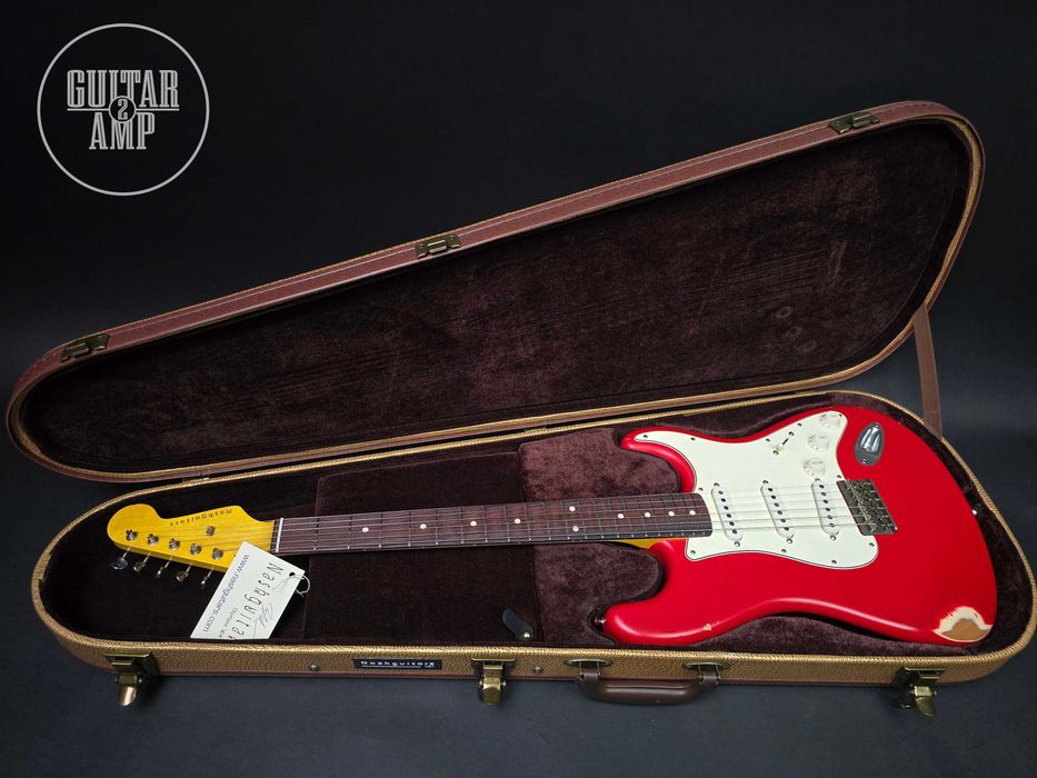 Nashguitars S63 Dakota Red Medium Relic Stratocaster Custom Shop
