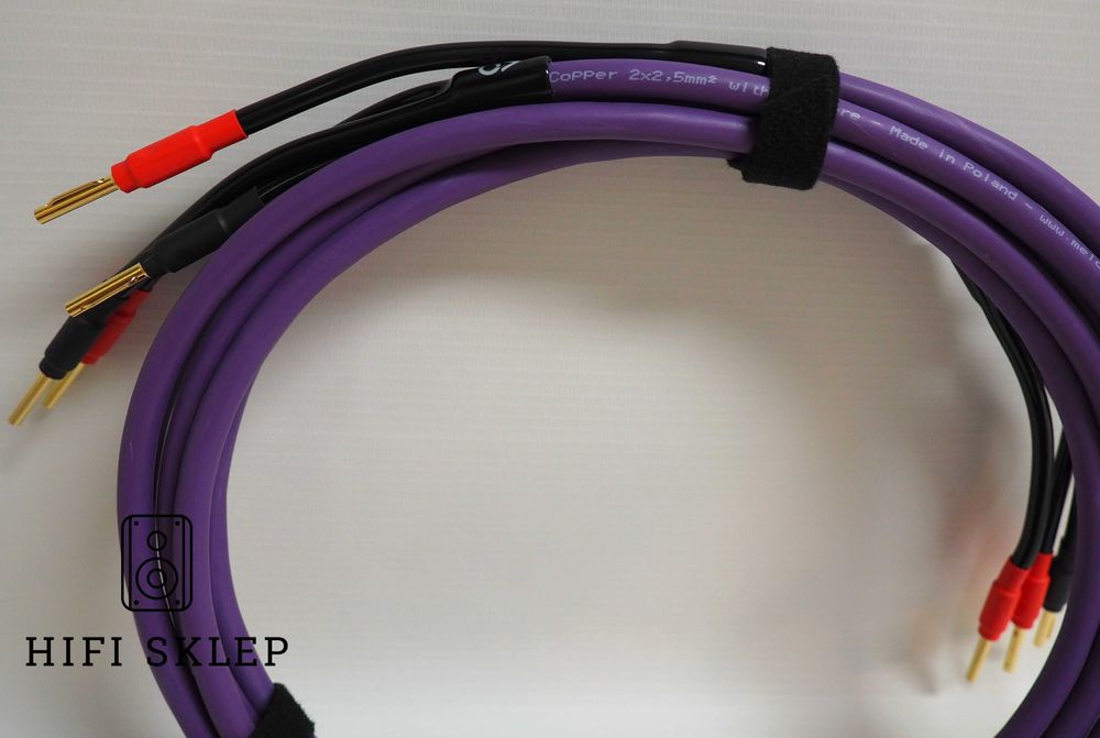 Melodika MDSC2525 /2,5mm2 Kabel głośnikowy 2x3m /konfekcja hifisklep