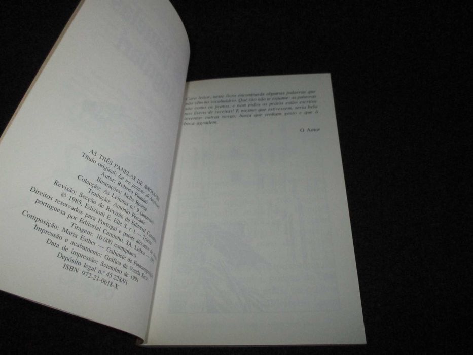 Livro As Três Panelas de Anguiari Roberto Piumini