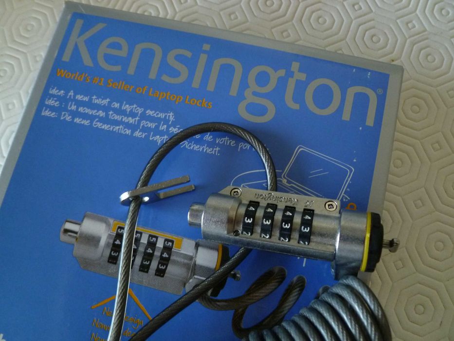 Cadeados para portátil HP, Lenovo e Kensington