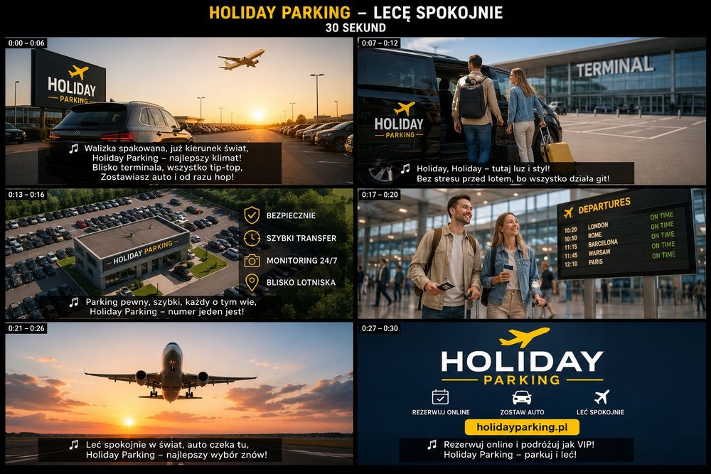 Parking Holiday lotnisko Pyrzowice Katowice najtaniej