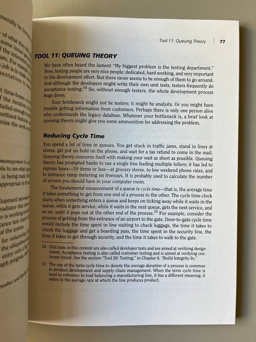 Lean Software Development: An Agile Toolkit