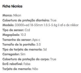 Câmara Nikon D3000