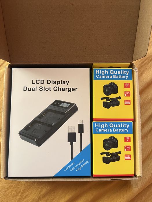 Акумулятори NP-FZ100 для Sony з зарядним пристроєм 2шт