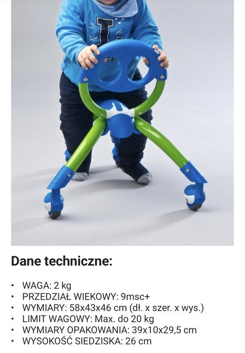 Jeździć pchacz Beetle Toys by CARETERO 9M+