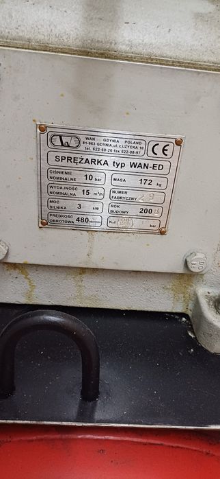 Sprężarka  kompresor 120l