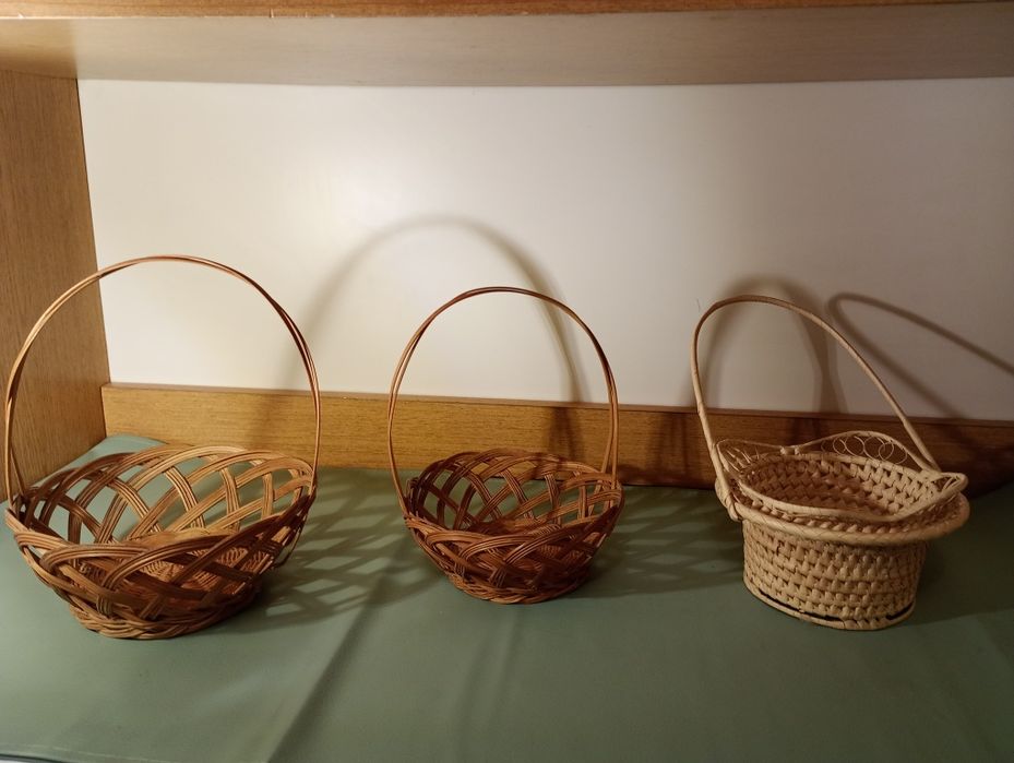 Zestaw koszyczków na święconkę/sypanie kwiatków