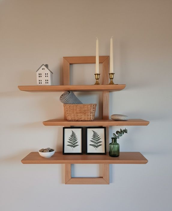 Полиці настінні дерев'яні