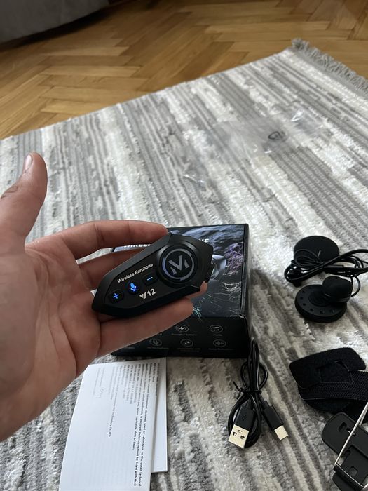 Розпродаж!!! Мотогарнітура Y12  | Bluetooth гарнітура для шолома