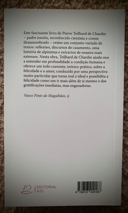 Sobre a Felicidade, Sobre o Amor - Pierre Teilhard de Chardin 
de Pier