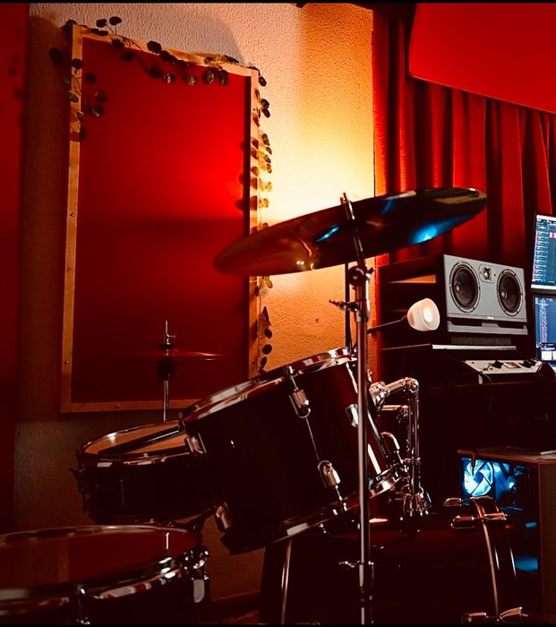 Bateria Millenium Focus 20 Drum Set Red