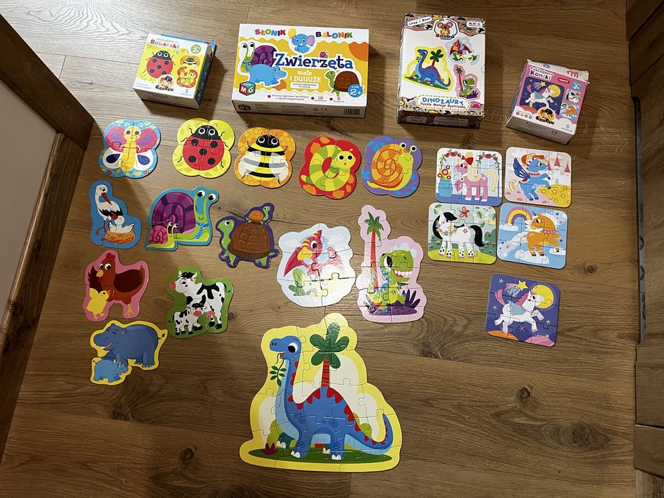 Zestaw puzzli i układanek dla maluszka