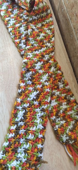 Cachecol feito a mão