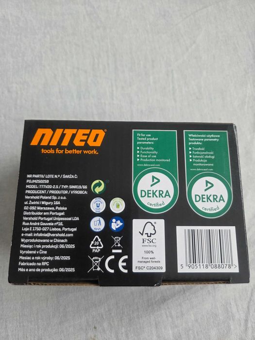 Akumulator litowo-jonowy Niteo 20 V Max, 2,5 Ah
