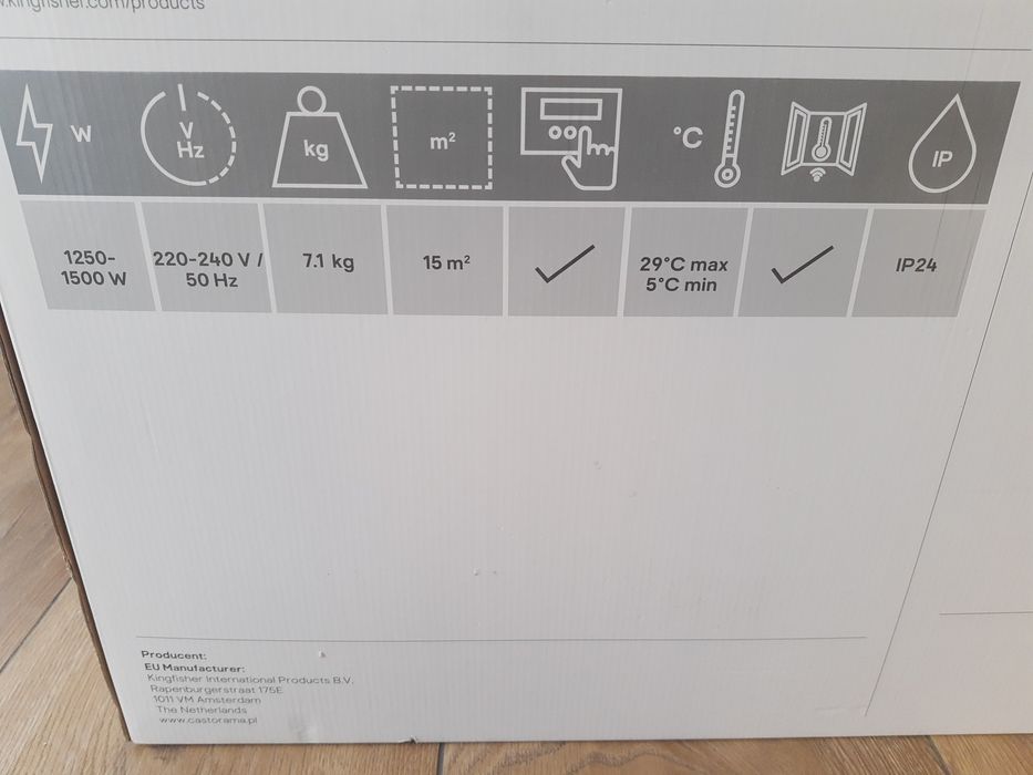 Grzejnik elektryczny promiennikowy