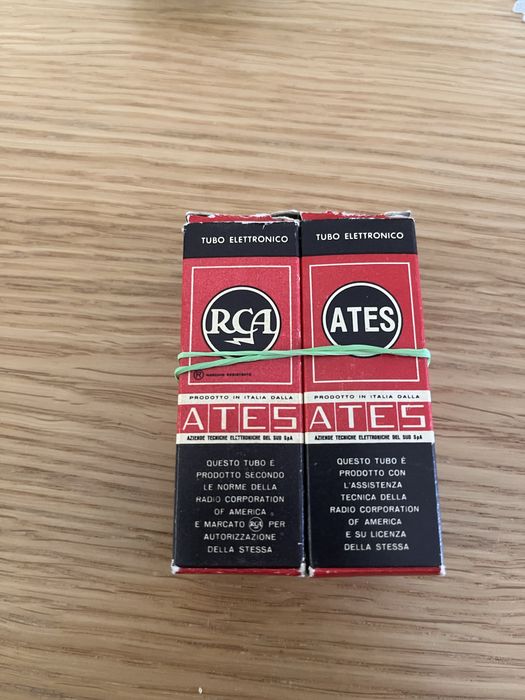 Lampy NOS Ecc81 12AT7 ATES, lata 60, idealne